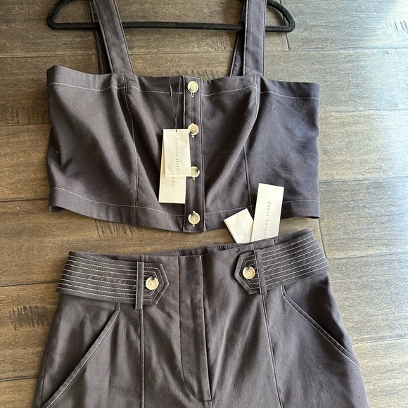 Verónica beard 2 piece set Tiffany top and Sunny high waisted pants - Picture 2 of 6